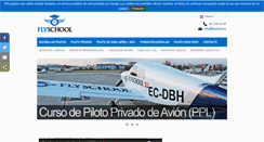 Desktop Screenshot of flyschool.es